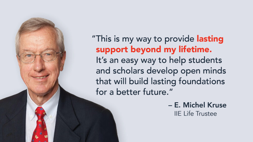 E Michel Kruse Why I Give